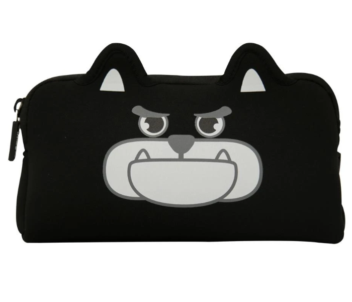 Smily Kiddos Angry Doggy Pencil Case - Black 1 in UAE