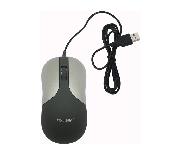 SmartLink SL701MS Sl701Ms USB Mouse - Black and Grey 2 in KSA