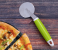 Royalford RF6309 Stainless Steel Pizza Cutter - Green & Silver 2 in UAE