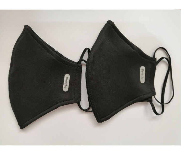 SS Breathe Set Of 2 Pack Branded High Quality Face Mask - Grey 1 in UAE