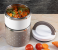 Royalford RF6145 Stainless Steel Double Layers Lunch Box - White and Brown 3 in UAE