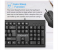 Promate Ergonomic Full-Sized Silent Keys Wired Keyboard with 1200Dpi Optical Sensor USB Mouse Combo- Black 5 in OMAN