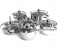 Royalford RF5124 12 Pieces Stainless Steel Cookware Set - Silver 4 in UAE