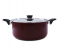 Royalford RF391C26 26 cm Non-Stick Cooking Pot - Maroon 2 in UAE