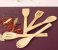 Royalford RF5110 Bamboo 5 Pieces Kitchen Tools Set - Beige 3 in UAE