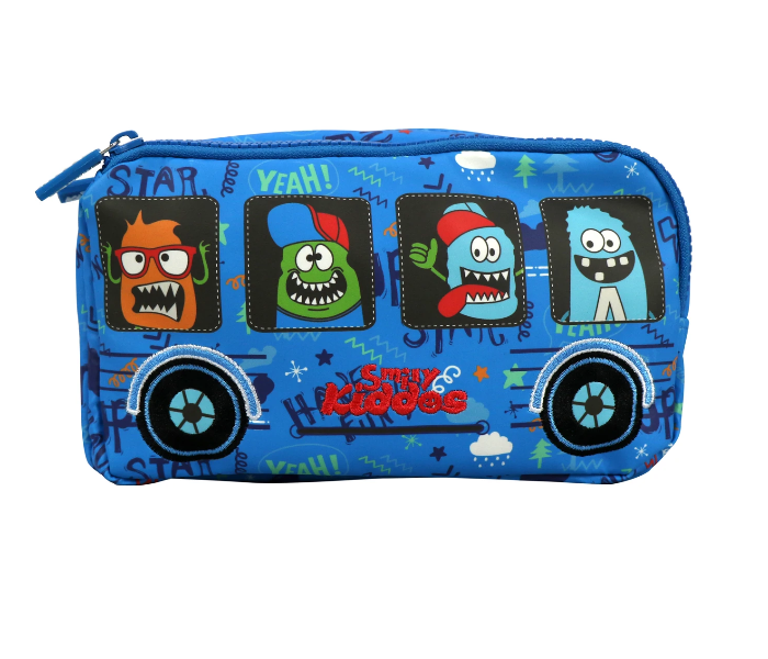 Smily Kiddos Crazy Theme Fancy Star Pencil Case - Blue 1 in UAE