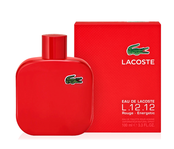Lacoste 100ml Rouge Energetic Red Eau De Toilette 1 in UAE