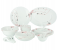 Royalford RF8982 33 Pieces Opal Ware Dinner Set - White 2 in UAE