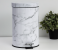 Royalford RF9584 20 Litre Marble Design Dust Bin - White & Grey 1 in UAE