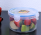 Royalford RF418APB 700ml Airproof Round Container - Clear & Blue 2 in UAE