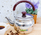 Royalford RF6186 2 Litre Stainless Steel Tea Kettle - Silver & Maroon 3 in UAE