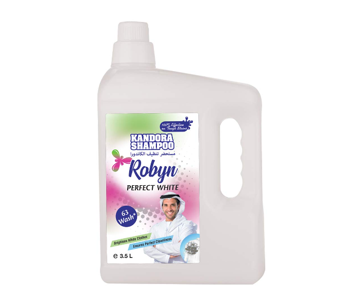 Robyn 3.5 Liter High Performance White Kandora Shampoo Power Liquid Detergent 1 in UAE