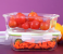 Royalford RF8814 600ml Glass Rectangle Airtight Container - 2 Pieces, Clear & Green 2 in UAE