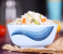 Royalford RF8068 3.5-inch Melamine Ware Super Rays Round Bowl - Blue 2 in UAE