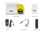 Home Theater Cinema USB HDMI AV SD Mini Portable HD Projector Beamer Home Media Movie Player for Home School Office - White and Yellow 3 in OMAN