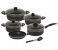 Royalford RF7065 10 Pieces Non-stick Cookware Set - Black & Grey 5 in UAE