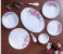 Royalford RF8981 33 Pieces Opal Ware Dinner Set - White 2 in UAE