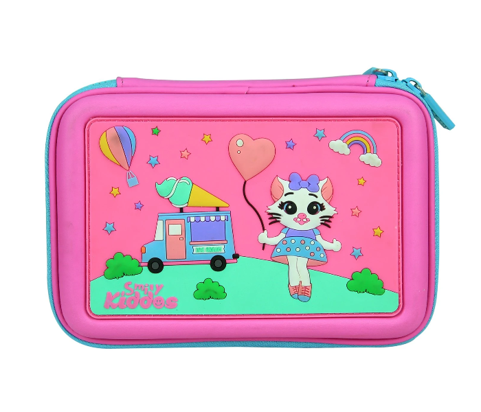 Smily Kiddos Scented Hardtop Pencil Box - Pink 1 in UAE