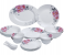 Royalford RF8981 33 Pieces Opal Ware Dinner Set - White 4 in UAE