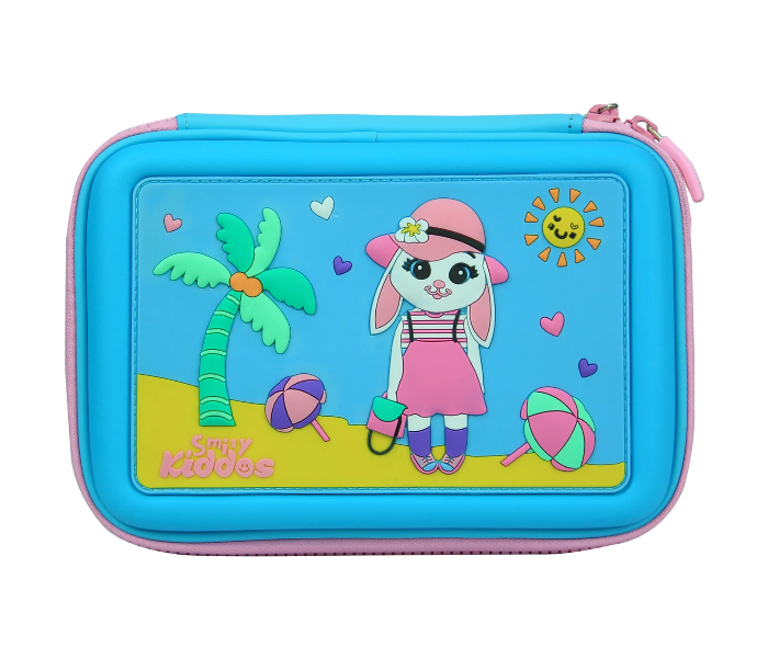 Smily Kiddos Scented Hardtop Pencil Box - Light Blue 1 in UAE