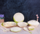 Royalford RF8101 64 Pieces Ribble Designed Melamine Ware Dinner Set - Ivory & Pista Green 3 in UAE