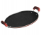 Royalford RF8378 Multi Purpose Round Tawa - 35cm, Maroon & White 2 in UAE