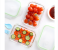 Royalford RF8814 600ml Glass Rectangle Airtight Container - 2 Pieces, Clear & Green 3 in UAE