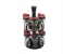 12 Piece Spice Jar With Rack Set - Black and Red 1 in OMAN