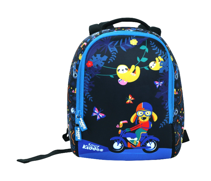 Smily Kiddos Preschool Backpack - Black & Blue 1 in UAE