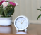 RoyalFord RF9285 Analog Table Alarm Clock - White 3 in UAE