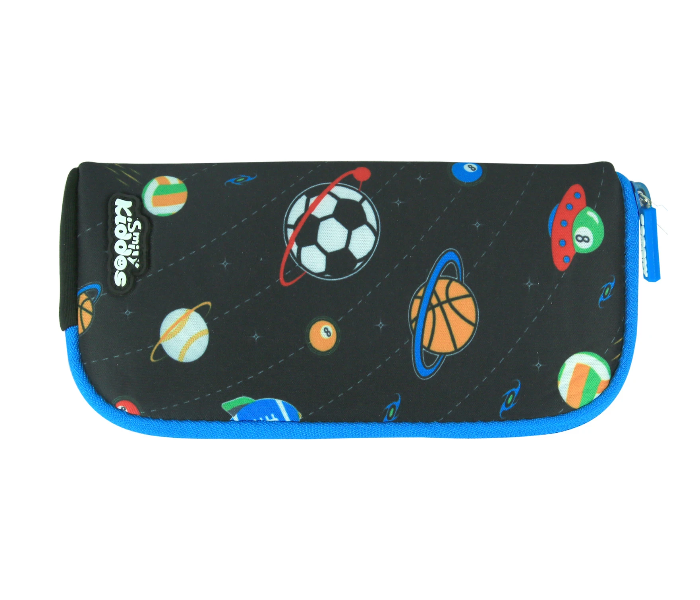 Smily Kiddos Mini Pencil Pouch - Black and Blue 1 in UAE