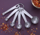 Royalford RFU9106 6 Pieces Measuring Spoon Set - Silver 1 in UAE
