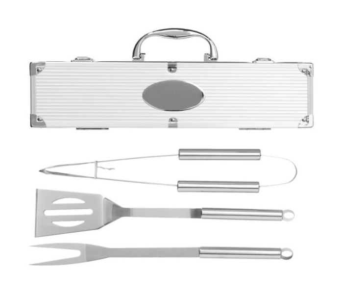 SS Satay 3 Piece BBQ Set - Silver 1 in UAE