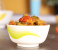 Royalford RF8087 3.5-inch Melamine Ware Super Rays Round Bowl - Ivory & Pista Green 2 in UAE