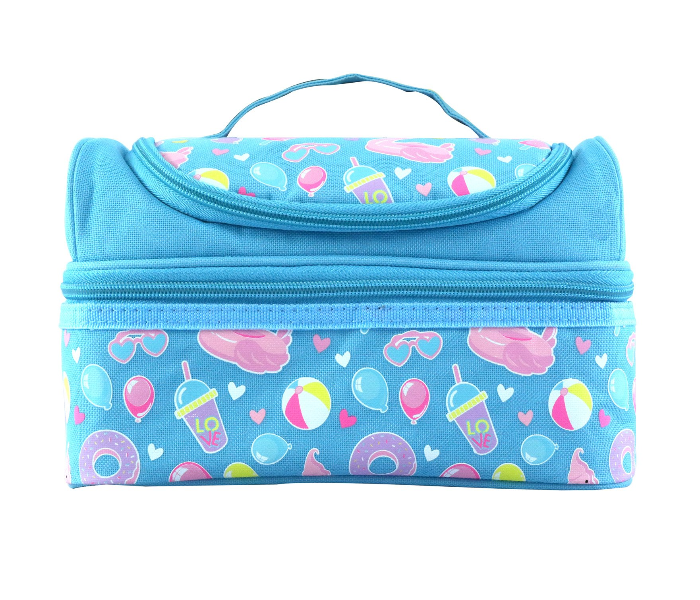 Smily Kiddos Dual Slot Lunch Bag - Sky Blue 1 in UAE