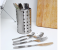 Royalford RF8970 24 Pieces Stainless Steel Sigma Border Cutlery with Holder - Silver 3 in UAE
