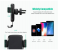 Car Mobile Holder with Fast Wireless Automatic Charging for all Qi certified Mobiles- Black 8 in UAE