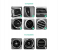 Car Mobile Holder with Fast Wireless Automatic Charging for all Qi certified Mobiles- Black 10 in UAE