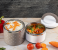 Royalford RF6145 Stainless Steel Double Layers Lunch Box - White and Brown 4 in UAE