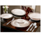 Royalford RF6723 27 Pieces Melamine Ware Dinner Set - White & Grey 2 in UAE