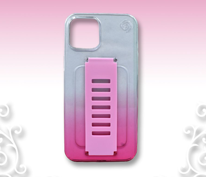 Grip2U GR-1311 Color Fade Transparent Mobile Case for iPhone 12 Pro Max - Pink 1 in UAE