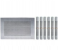 Royalford RF7756 6 Pieces Place Mat - Silver 1 in UAE