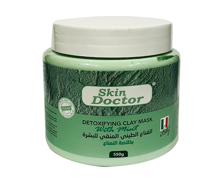Skin Doctor 550ml Mint Detoxifying Clay Mask 1 in UAE