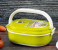 Royalford RF7012 Square Lunch Box - 1050ml, Green & White 1 in UAE