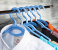 Royalford RF982-H6 6 Pieces Plastic Hanger Set - Blue 2 in UAE