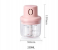 Intelligent Electric Garlic Crusher Machine - Pink 3 in UAE