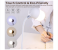 Promate LumiQi Sight Sensitive LED Table Lamp with Wireless Speaker and Wireless Charger - White 5 in UAE