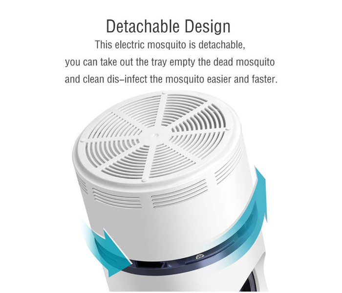 Electric Indoor Mosquito Trap USB Power Insect Killer with UV Light LED Lamp - White 6 in UAE