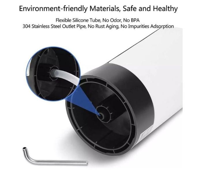 Portable USB Charging Electric Pumping Automatic Water Dispenser - White 6 in UAE