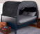 Privacy Pop Bed Tent Double Size with Double Sided Zippers FBT-222 Black 1 in UAE